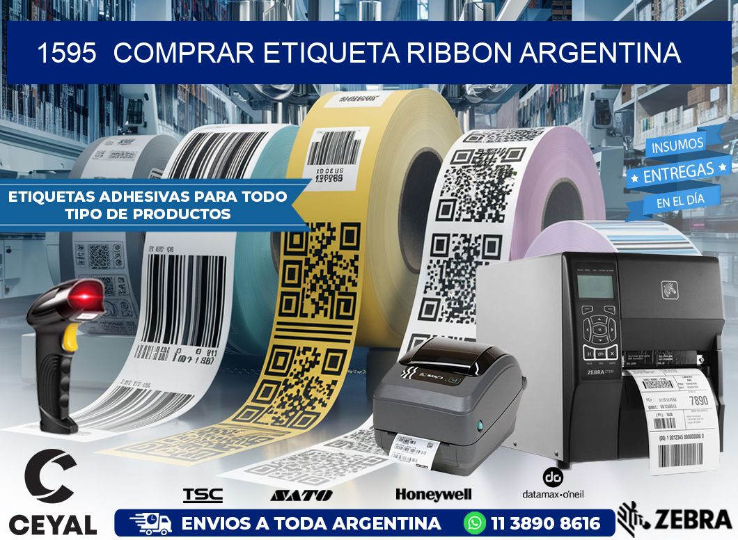 1595  COMPRAR ETIQUETA RIBBON ARGENTINA
