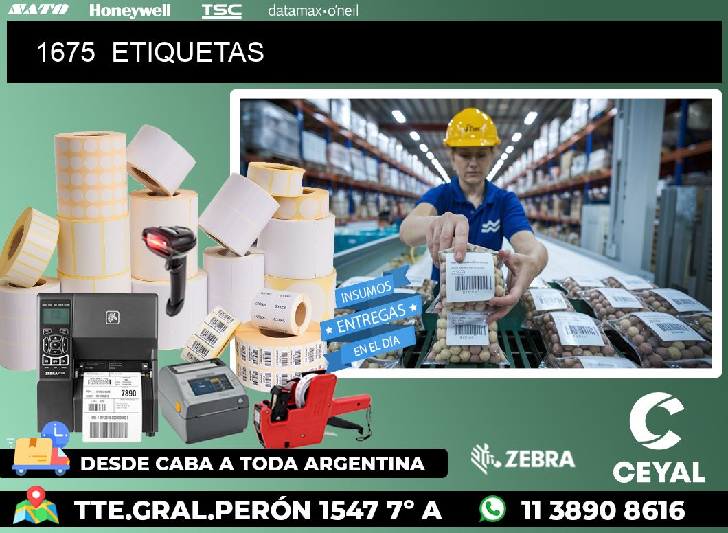 1675  ETIQUETAS