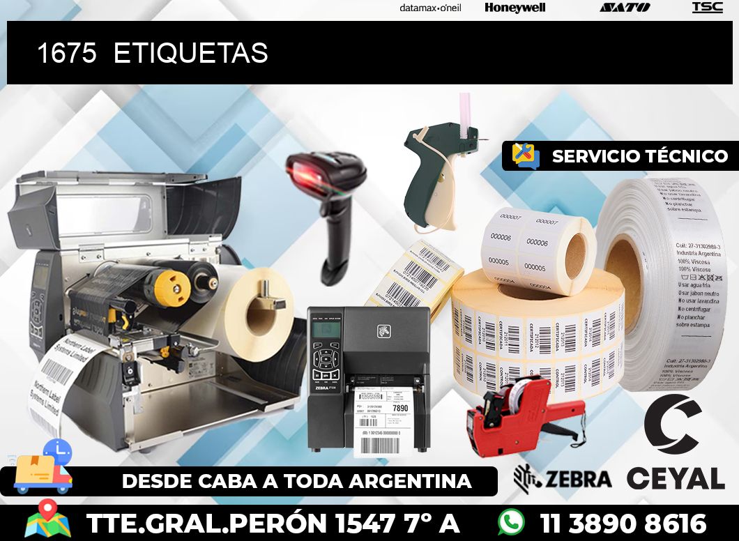 1675  ETIQUETAS