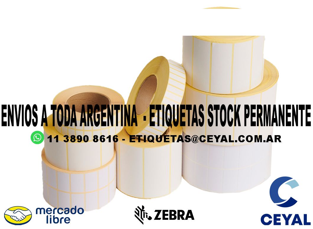 1900 ETIQUETAS PEGATINA 35 x 67