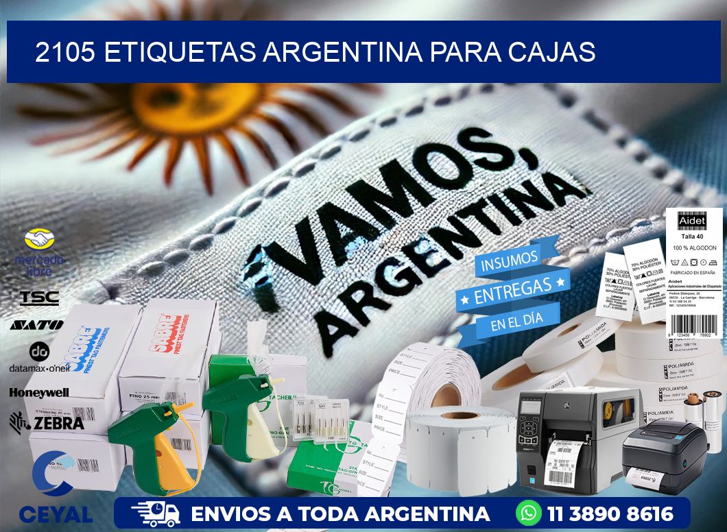 2105 ETIQUETAS ARGENTINA PARA CAJAS