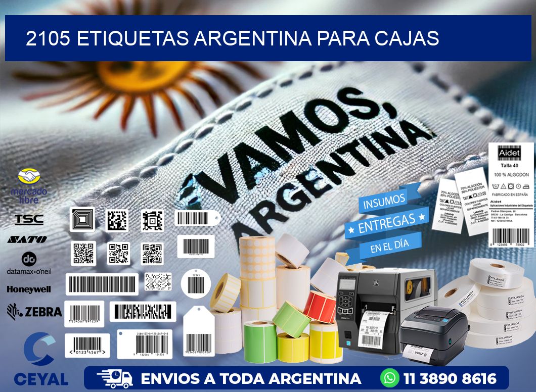 2105 ETIQUETAS ARGENTINA PARA CAJAS