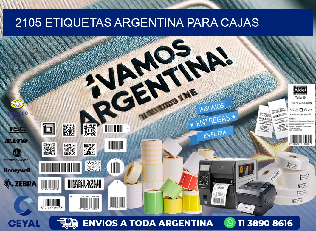 2105 ETIQUETAS ARGENTINA PARA CAJAS