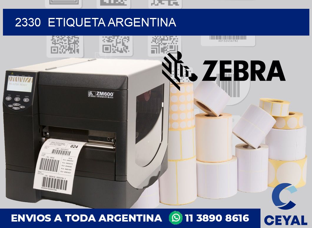 2330  ETIQUETA ARGENTINA