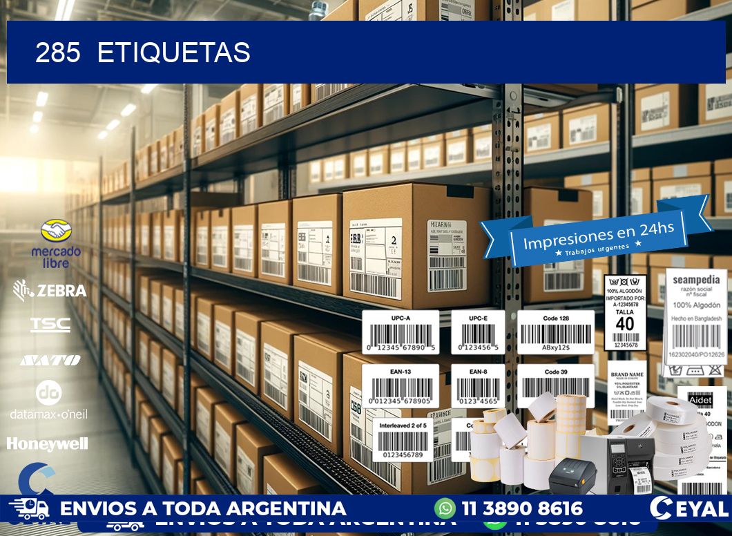 285  ETIQUETAS