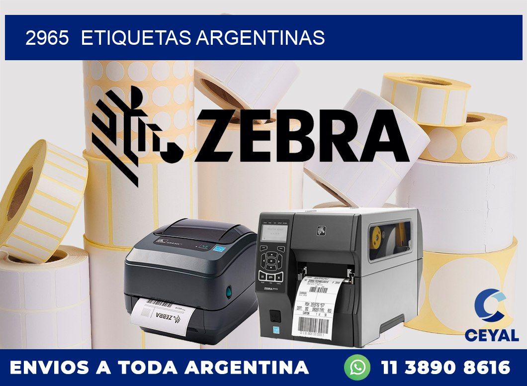 2965  ETIQUETAS ARGENTINAS