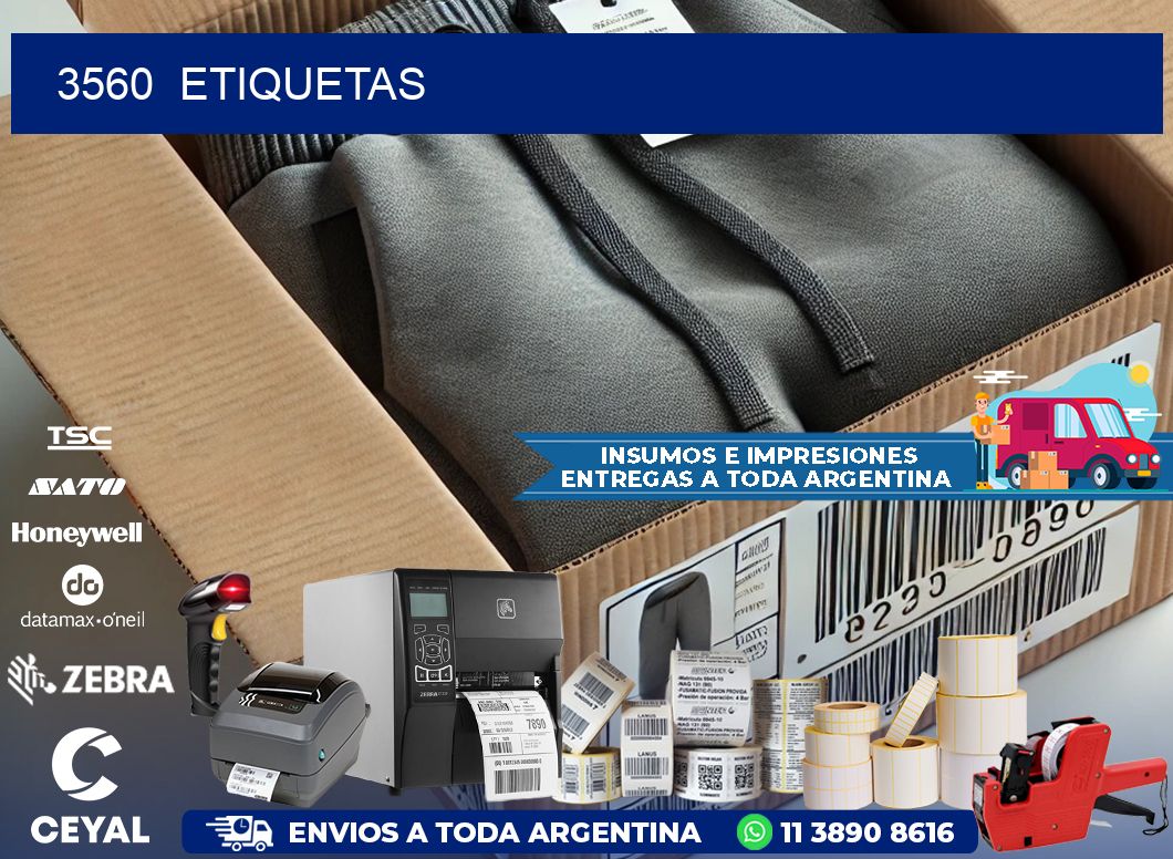 3560  ETIQUETAS