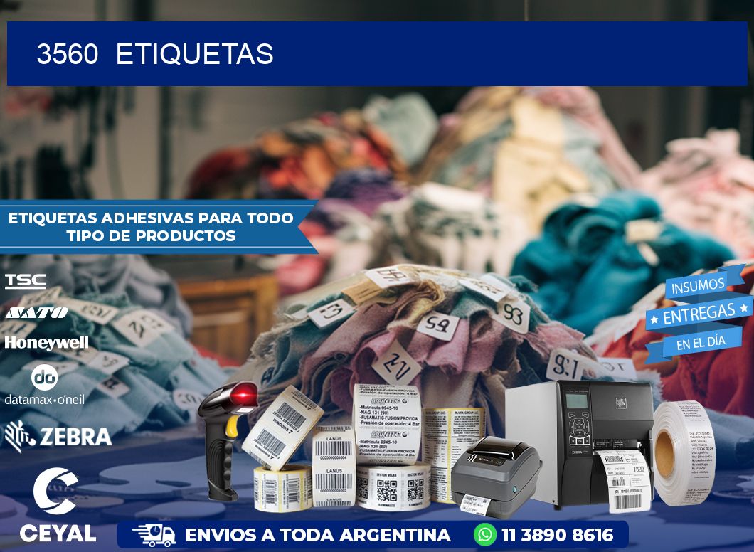 3560  ETIQUETAS