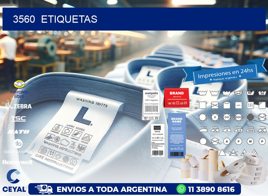 3560  ETIQUETAS