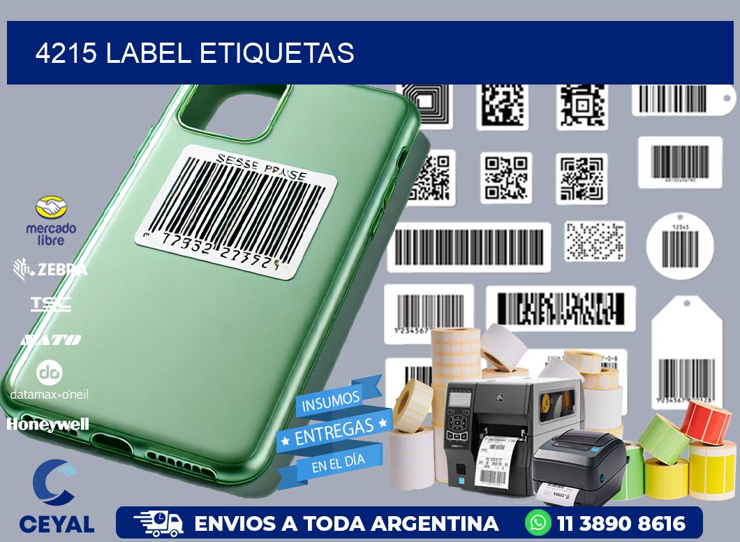 4215 LABEL ETIQUETAS
