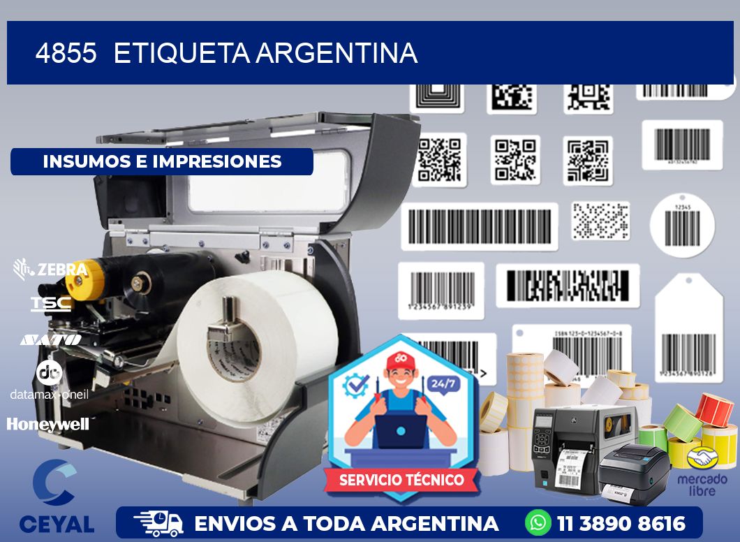 4855  ETIQUETA ARGENTINA