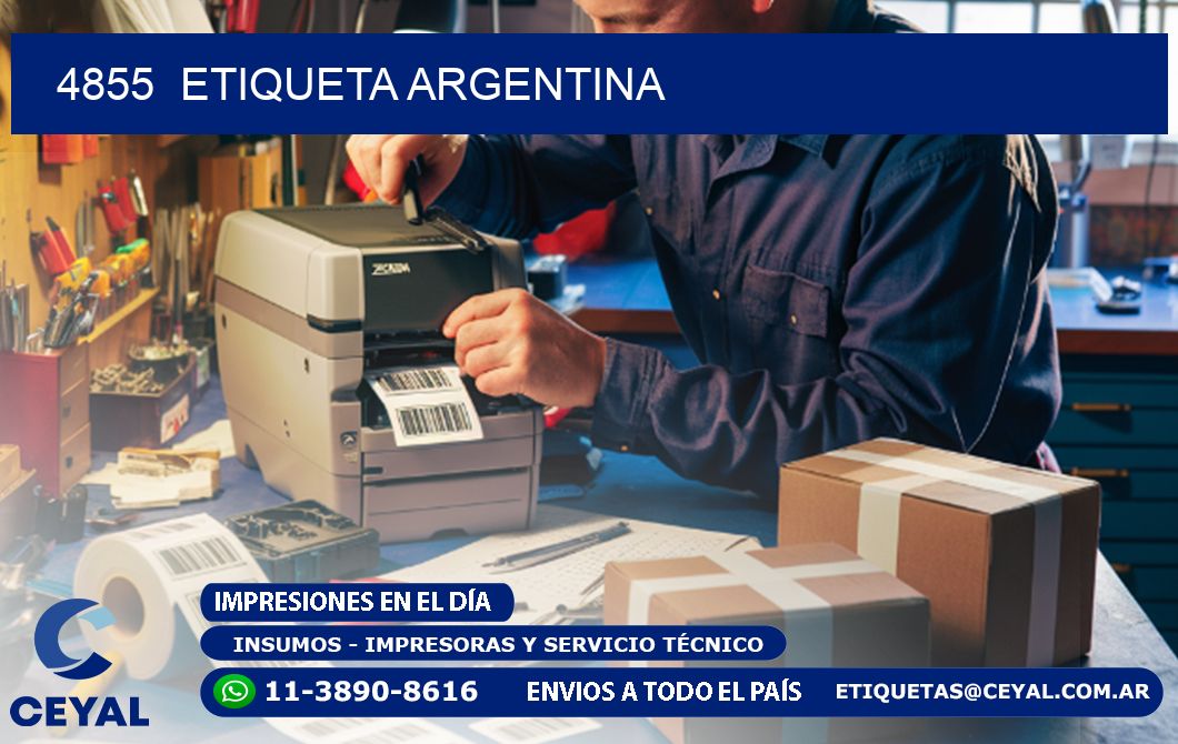 4855  ETIQUETA ARGENTINA