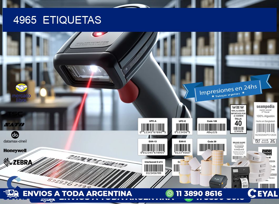 4965  ETIQUETAS