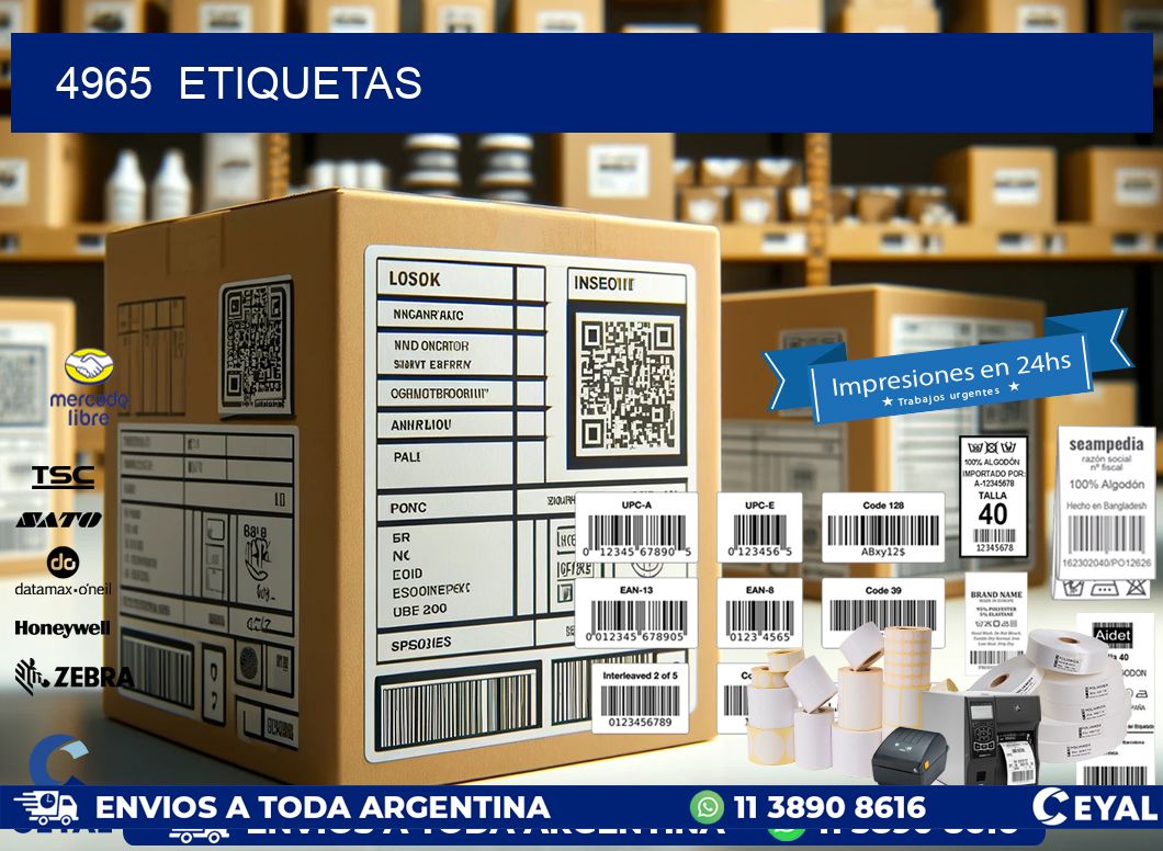 4965  ETIQUETAS