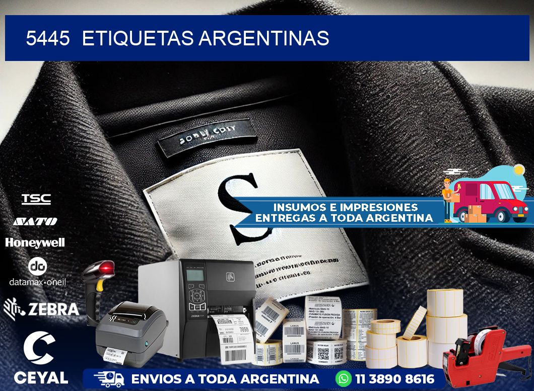 5445  ETIQUETAS ARGENTINAS