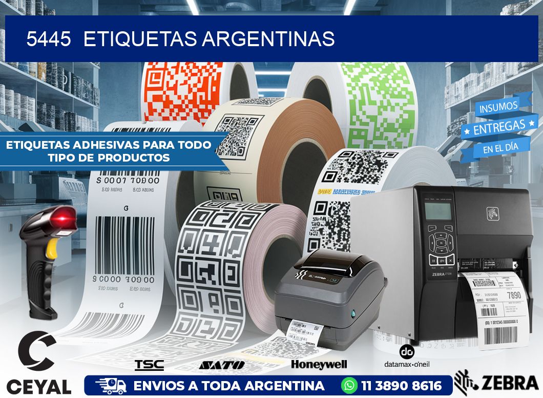 5445  ETIQUETAS ARGENTINAS