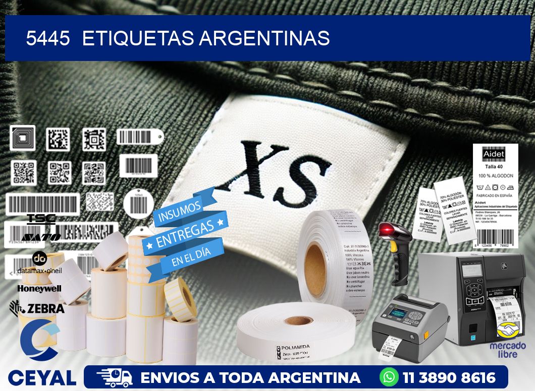 5445  ETIQUETAS ARGENTINAS