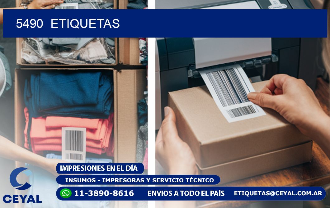 5490  ETIQUETAS