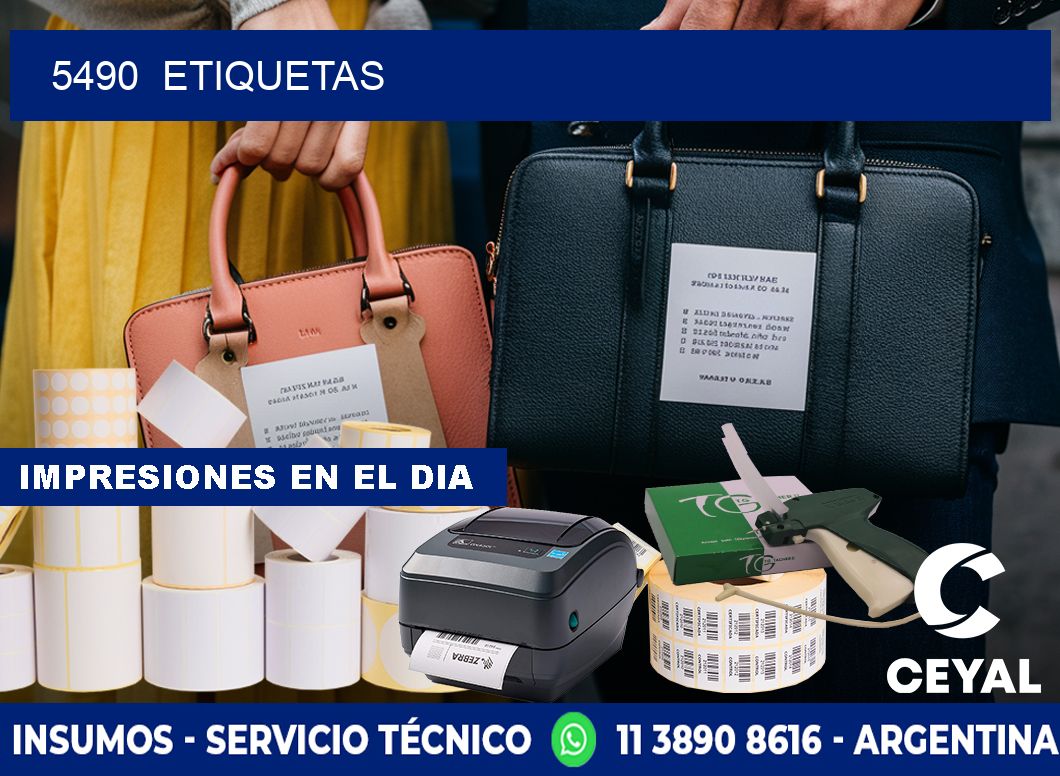 5490  ETIQUETAS