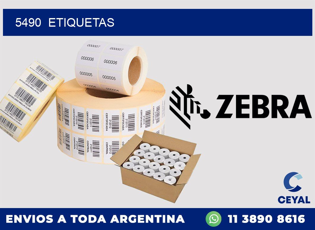 5490  ETIQUETAS