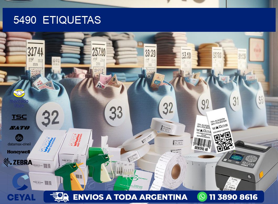 5490  ETIQUETAS