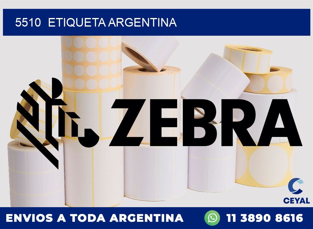 5510  ETIQUETA ARGENTINA