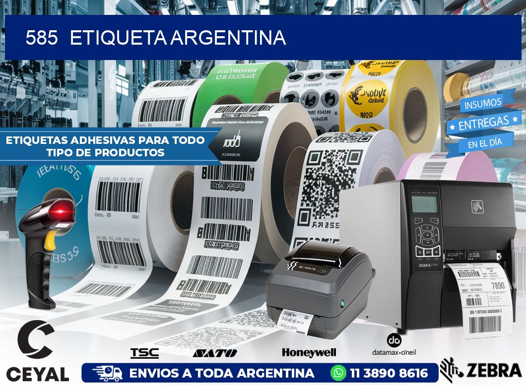 585  ETIQUETA ARGENTINA