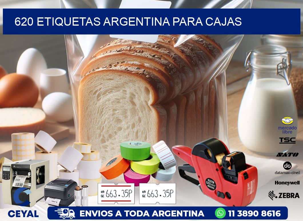 620 ETIQUETAS ARGENTINA PARA CAJAS