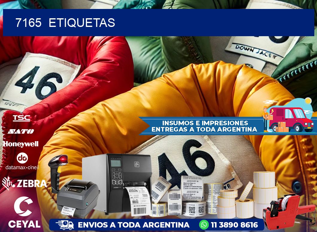 7165  ETIQUETAS