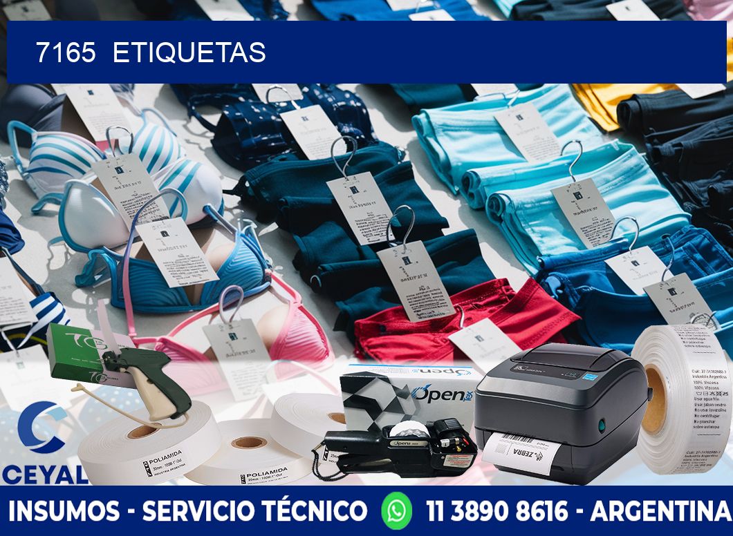 7165  ETIQUETAS