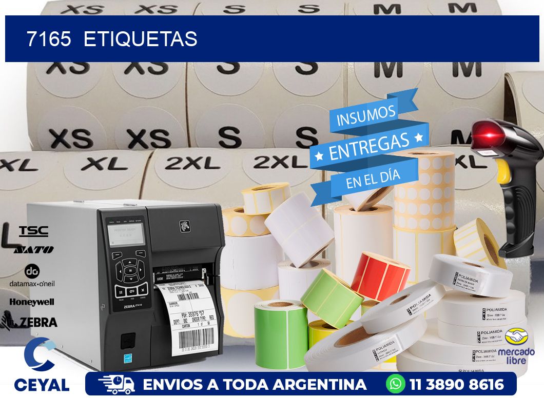 7165  ETIQUETAS