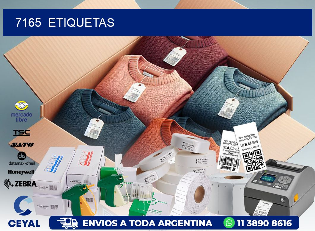 7165  ETIQUETAS