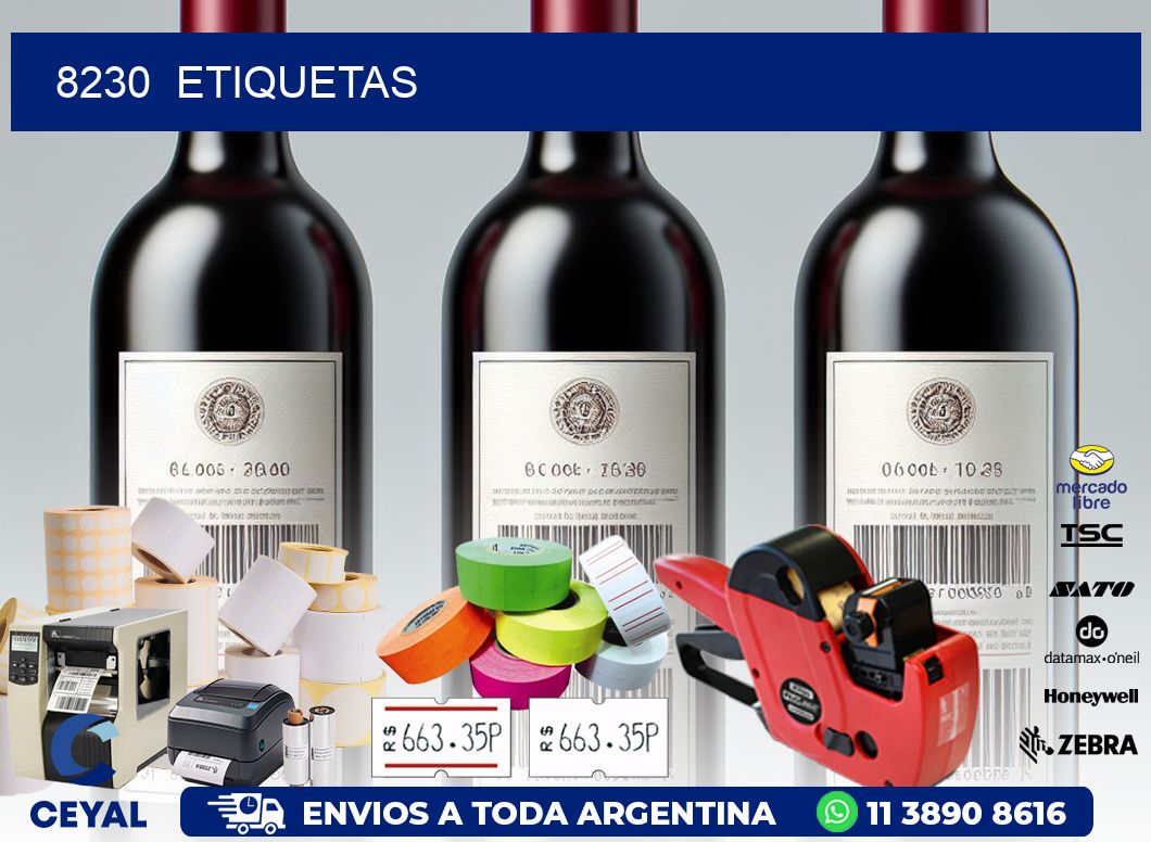 8230  ETIQUETAS