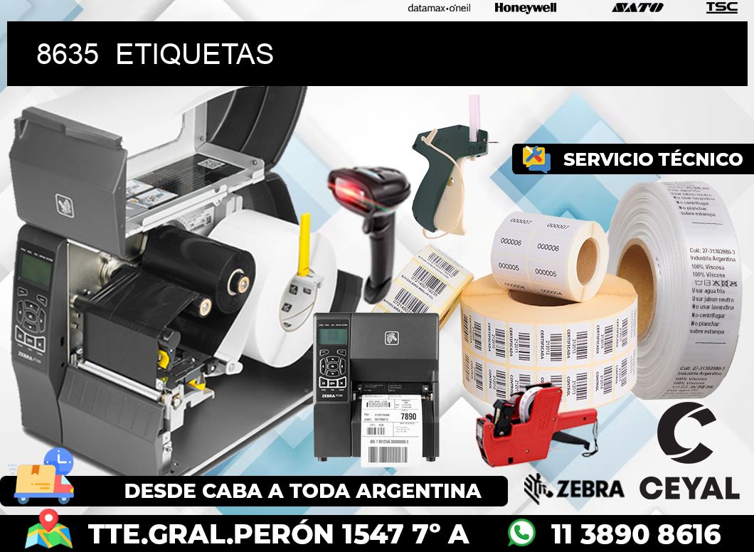 8635  ETIQUETAS