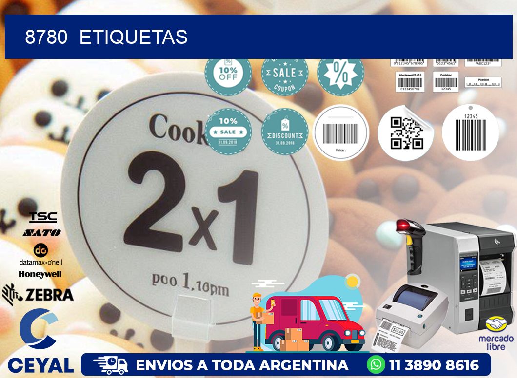 8780  ETIQUETAS