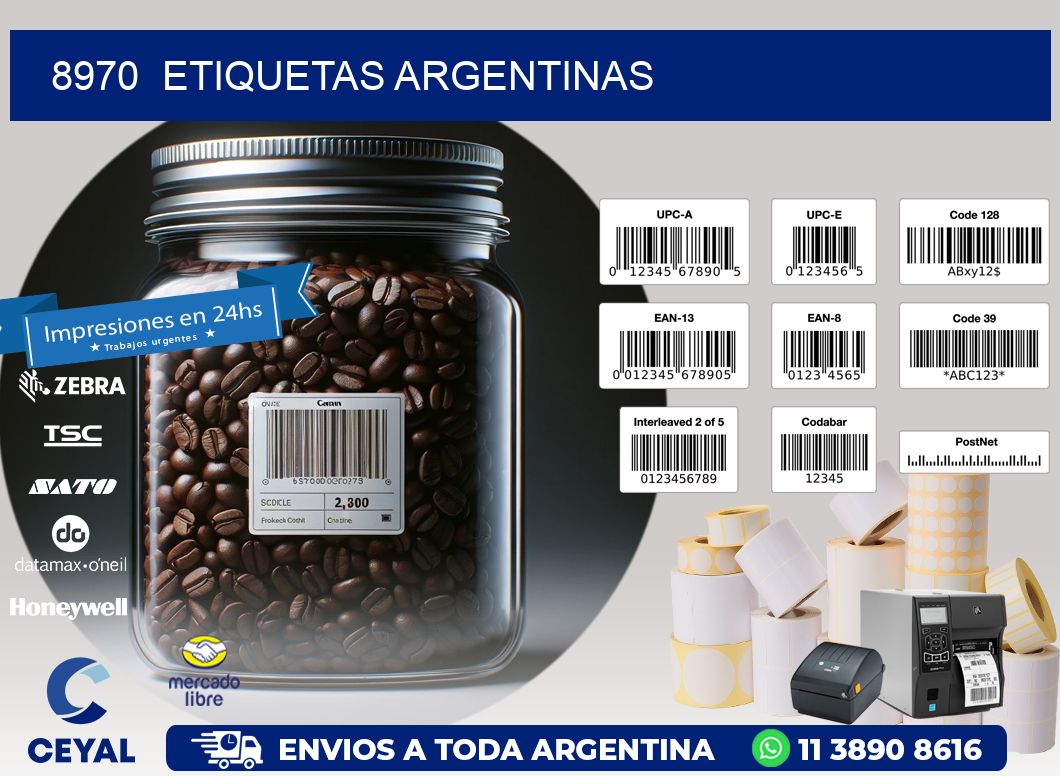 8970  ETIQUETAS ARGENTINAS