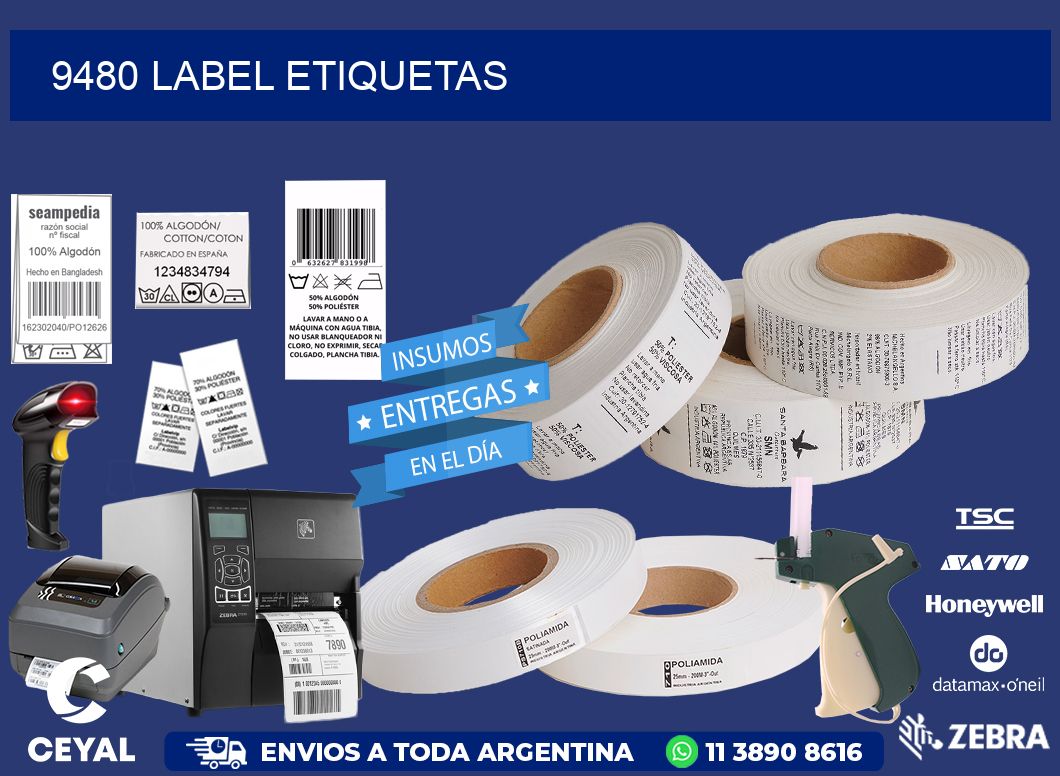 9480 LABEL ETIQUETAS