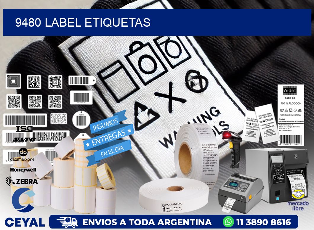 9480 LABEL ETIQUETAS
