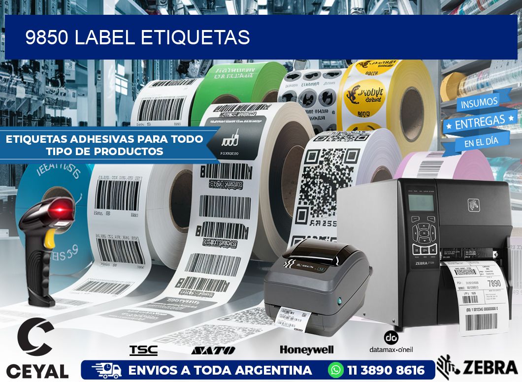 9850 LABEL ETIQUETAS