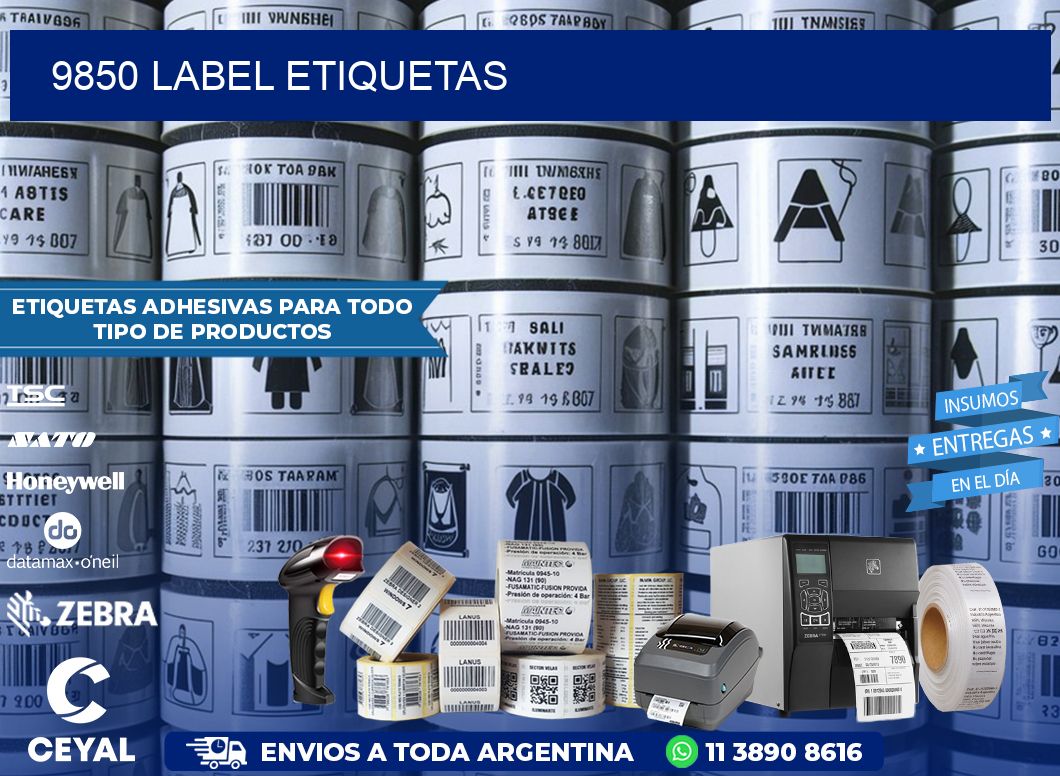 9850 LABEL ETIQUETAS