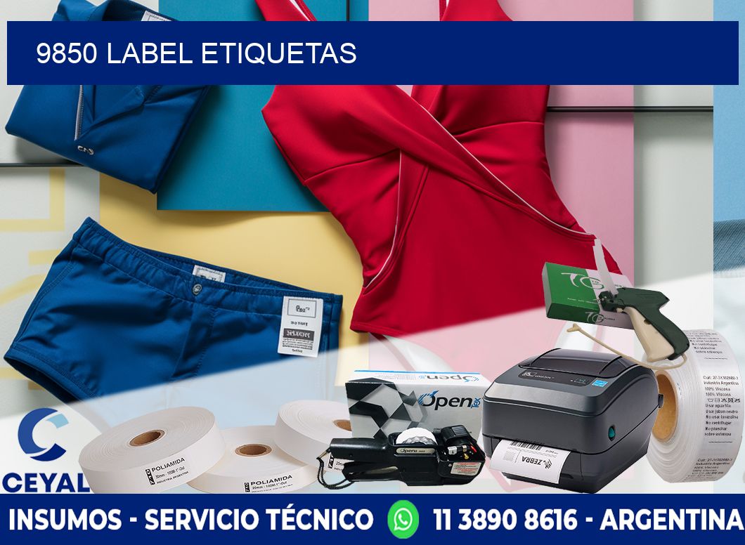 9850 LABEL ETIQUETAS