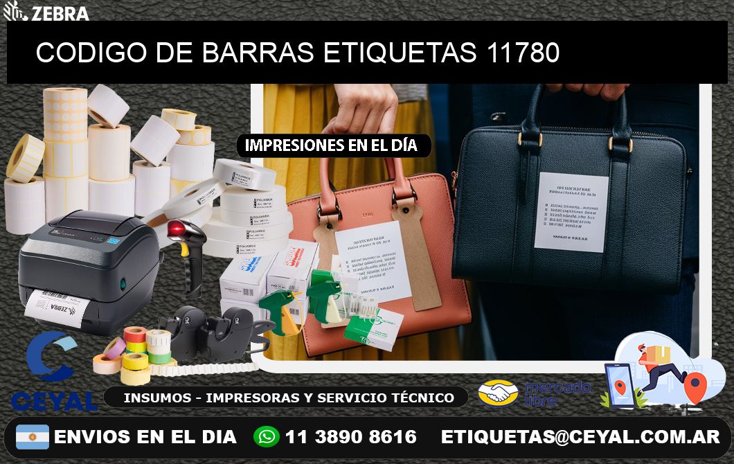 CODIGO DE BARRAS ETIQUETAS 11780