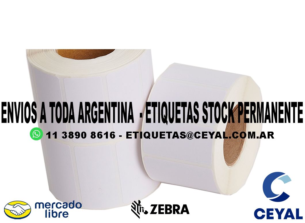DATAMAX HONEYWELL ETIQUETAS IMPRESAS  45 x 72