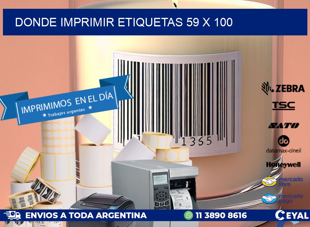 DONDE IMPRIMIR ETIQUETAS 59 x 100