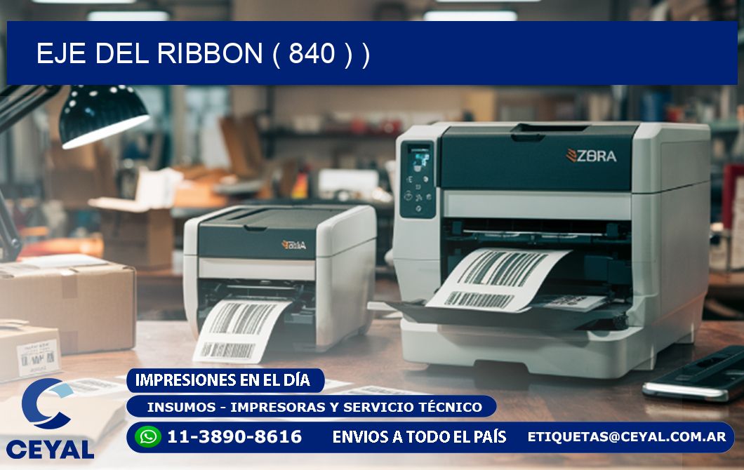 EJE DEL RIBBON ( 840 ) )