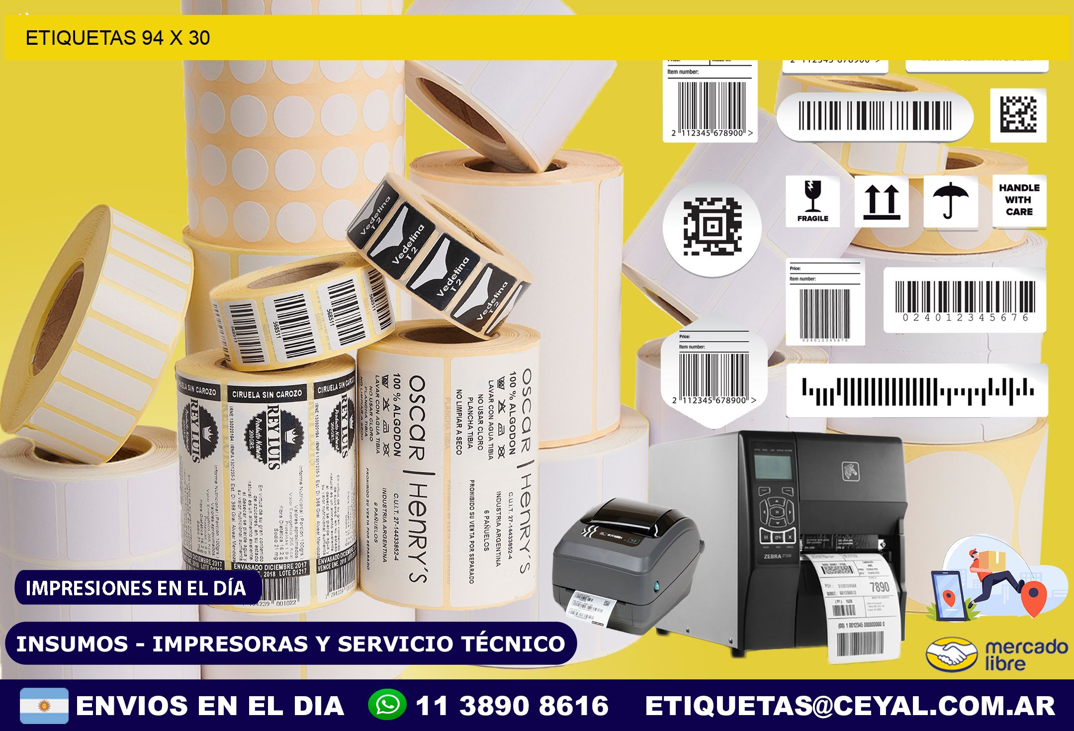 ETIQUETAS 94 x 30