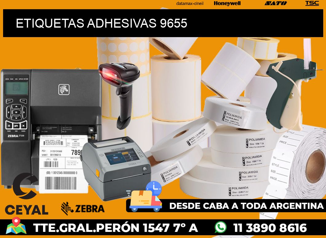 ETIQUETAS ADHESIVAS 9655