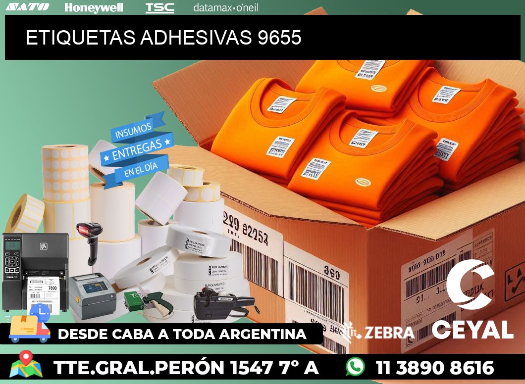 ETIQUETAS ADHESIVAS 9655
