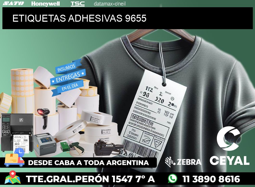 ETIQUETAS ADHESIVAS 9655