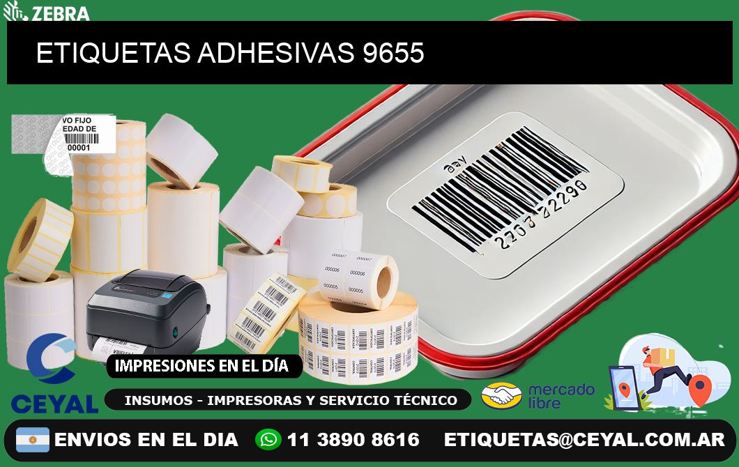 ETIQUETAS ADHESIVAS 9655